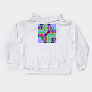 Abstract shapes collection Kids Hoodie